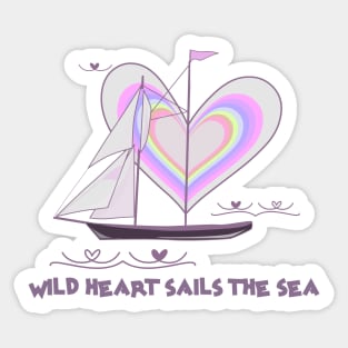 Wild Hearts Sails Sticker